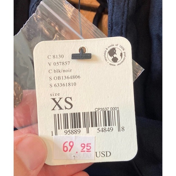 NWT Free People Ruffle Neck Mini Dress Size XS Women’s Black MSRP $69.95 - Picture 6 of 8